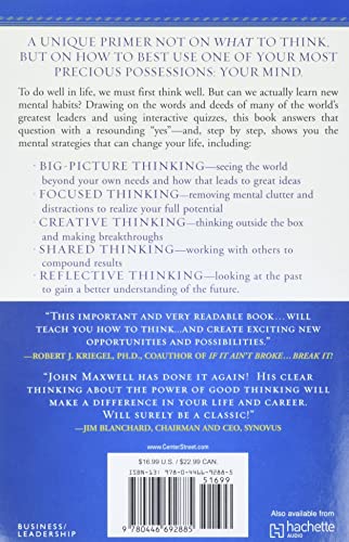 Thinking for a Change: 11 Ways Highly Successful People Approach Life Andwork
