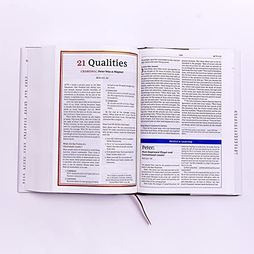 NIV, Maxwell Leadership Bible, 3rd Edition, Premium Bonded Leather, Burgundy, Comfort Print: Holy Bible, New International Version