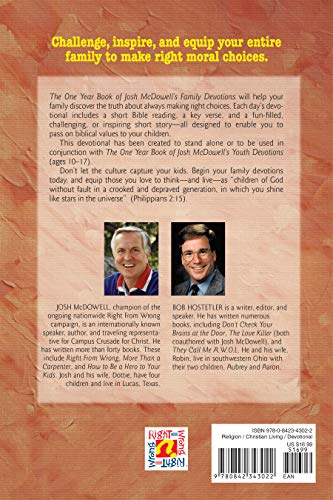 The One Year Book of Josh McDowell's Family Devotions