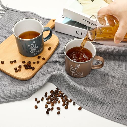 ▶ 20 tazas de café cristianas a granel de 12 onzas con versículo bíblico esmaltado, citas religiosas, regalos de agradecimiento a los empleados, para mujeres, hombres, compañeros de trabajo