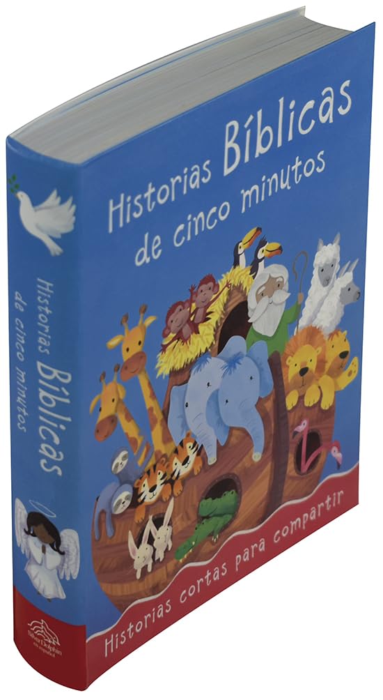 Libro Infantil 384 Paginas: Historias Biblicas de 5 Minutos