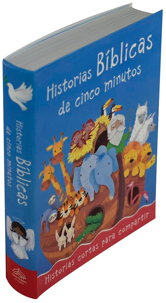 Libro Infantil 384 Paginas: Historias Biblicas de 5 Minutos