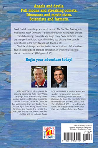 The One Year Josh McDowell's Youth Devotions