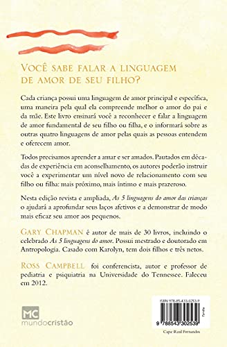 As 5 linguagens do amor das crianças: Como expressar um compromisso de amor a seu filho