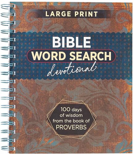 Bible Word Search Devotional: 100 Days of Wisdom from the Book of Proverbs