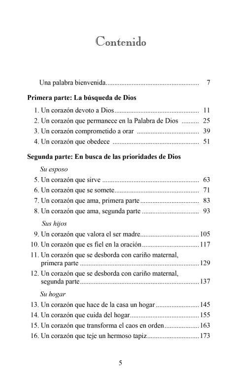 UNA MUJER CONFORME AL CORAZÓN DIOS (FAVORITOS)