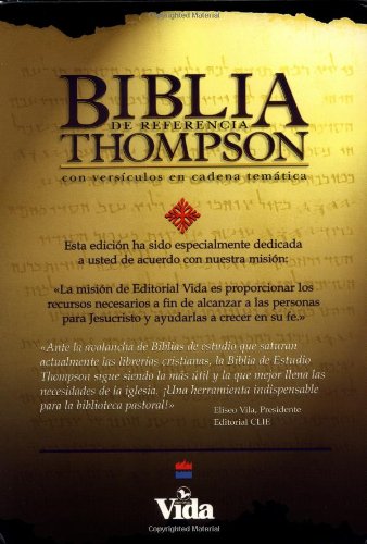 Biblia De Cadena Del Estudio De LA Referencia De Thompson/Thompson Chain Reference Study Bible: Burgundy