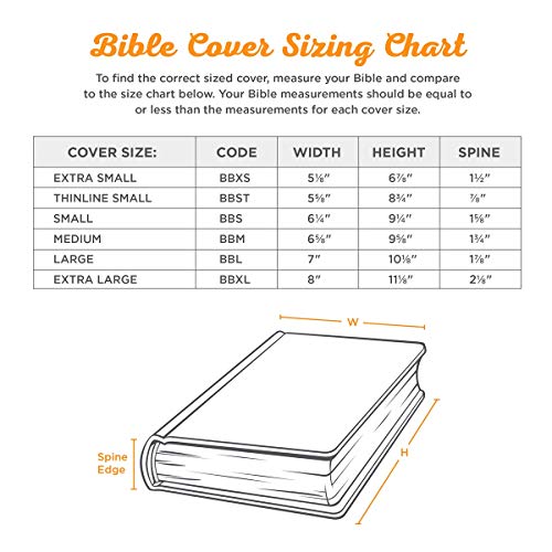 Canvas Bible Cover With Fish Symbol Appliqué, Grey, Small