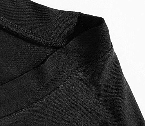 ▶ Mom's care Camisetas de fe Cruzada para Mujer, con Cuello en V, con Estampado de Letras, Playera Cristiana, Negro V, Small