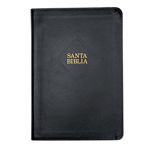 RVR 1960 Biblia letra gigante, negro piel fabricada con índice (Edición 2023): Santa Biblia