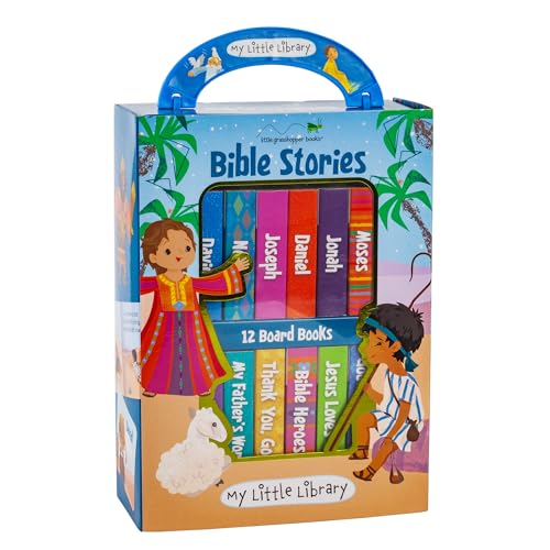 My Little Library: Bible Stories (12 Board Books): Bible Stories (12 Board Books & 3 Downloadable Apps!)