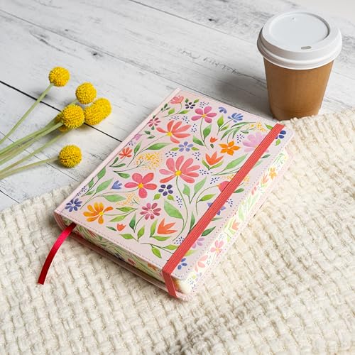 RVR 1960 Biblia de apuntes tamaño personal, floreada, tela impresa / RVR 1960 Personal size Note taking Bible Floral, cloth over boards