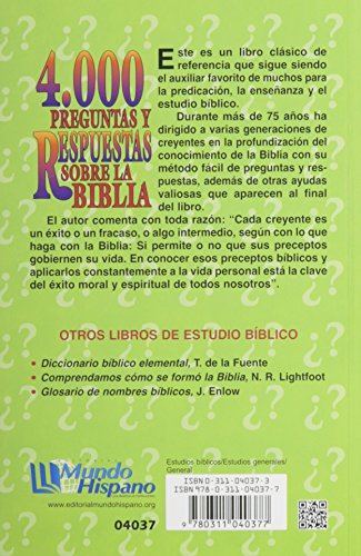 4000 Preguntas y Respuestas sobre la Biblia (Spanish Edition)