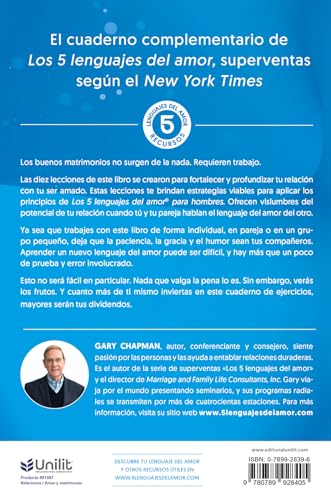 Los 5 Lenguajes del Amor Para Hombres - Cuaderno de Ejercicios