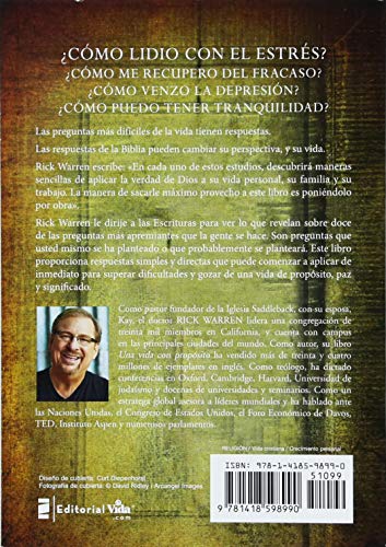 Respuestas de Dios a las dificultades de la vida/ God's Answers to the Difficulties of Life;Living with Purpose (Paperback);Living with Purpose (Paperback): 4