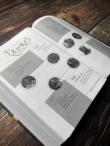 RVR, Biblia de Estudio Patrística, Tapa dura, Interior a dos colores, con Índice, Palabras de Jesús en Rojo, Comfort Print: La Sabiduría del Cristianismo Antiguo, siglos I al VI