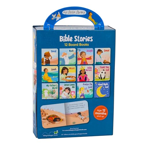 My Little Library: Bible Stories (12 Board Books): Bible Stories (12 Board Books & 3 Downloadable Apps!)