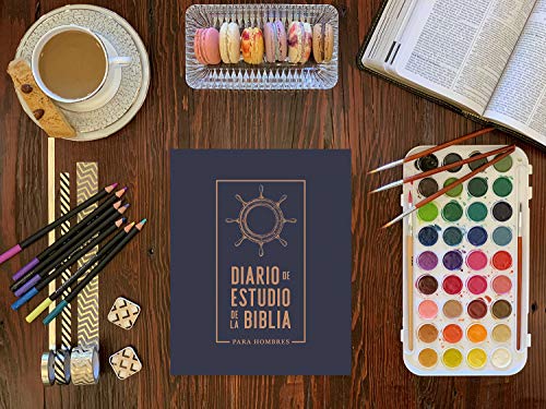 Diario de Estudio de la Biblia: Para Hombres: Un Cuaderno Para Tomar Apuntes del Estudio de la Biblia, Anotar Versículos Bíblicos Y Escribir Un Diario