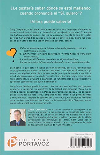Lo que me hubiera gustado saber antes de casarme (Spanish Edition)