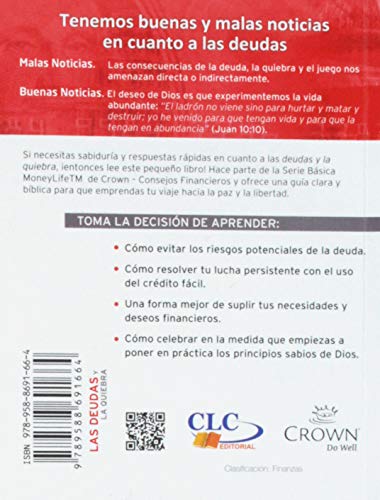 Deudas y la quiebre (Spanish Edition)