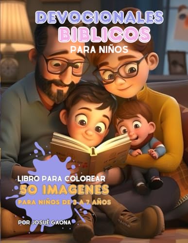 DEVOCIONALES BIBLICOS PARA NIÑOS: LIBRO PARA COLOREAR (Spanish Edition)