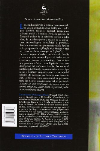 Antropología de la familia: Persona, matrimonio y familia