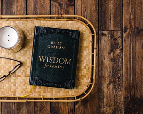 Wisdom for Each Day (Large Text Leathersoft): 365 Daily Devotions