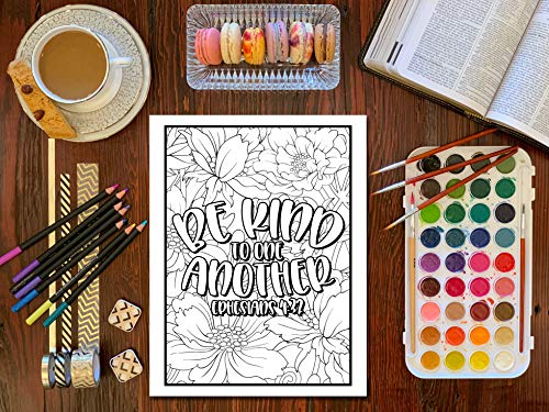 Bible Verse Coloring Book for Girls