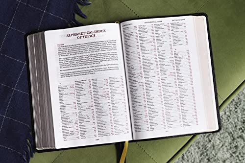 KJV, Thompson Chain-Reference Bible, Leathersoft, Black, Red Letter, Comfort Print