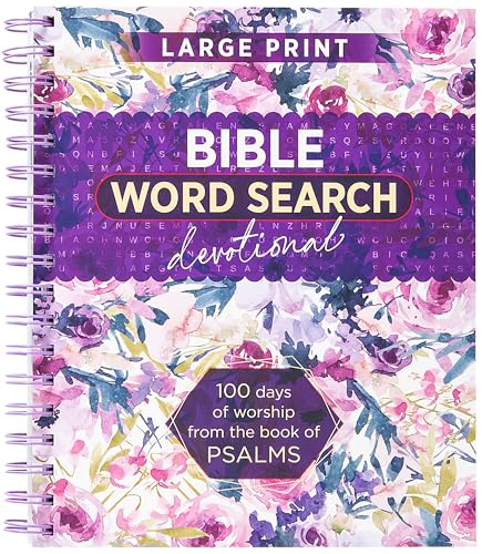 Bible Word Search Devotional: 100 Days of Worship from the Book of Psalms