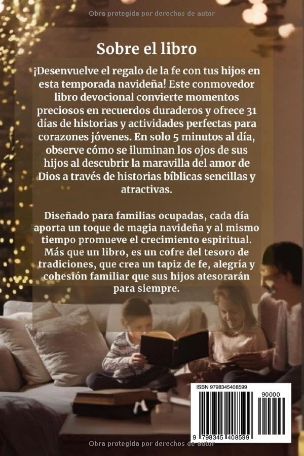 Devocional Navideño de 5 Minutos para Niños 2024: Oraciones sencillas e historias amables para nutrir la fe joven (Spanish Edition)