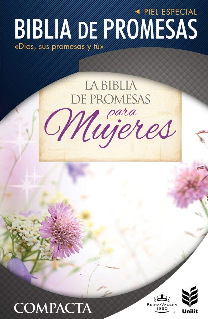 Biblia de Promesas / Letra Grande / Floral Con Zipper