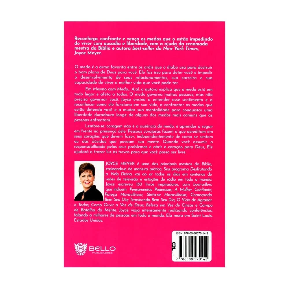 Mesmo com Medo, Aja! - Abrace a coragem diante do temor - Joyce Meyer - Em Portugues do Brasil