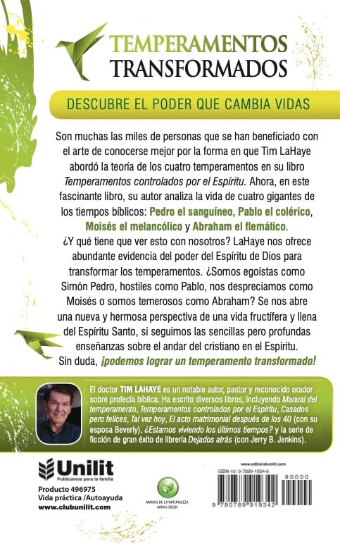 TEMPERAMENTOS TRANSFORMADOS FAVORITOS: Descubre El Poder Que Cambia Vidas