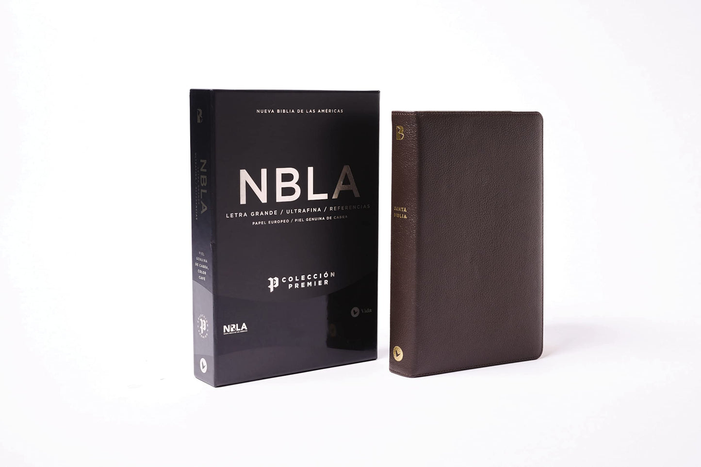 NBLA Biblia Ultrafina, Letra Grande, Colección Premier, Café: Edición Limitada