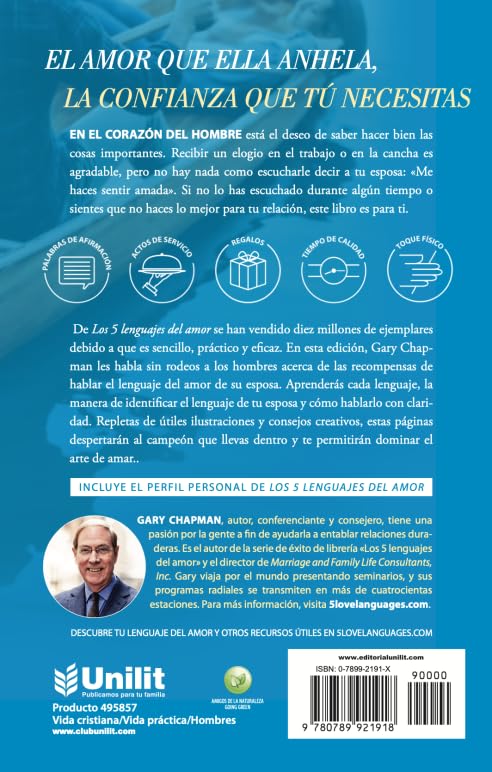 ▶ Los 5 lenguajes del amor para hombres (Spanish Edition) (Favoritos/ Favorites): Recursos Para Que Una Buena Relacion Sea Genial