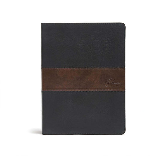 CSB Spurgeon Study Bible, Black/Brown Leathertouch(r): Study Notes, Quotes, Sermons Outlines, Easy-To-Read Font