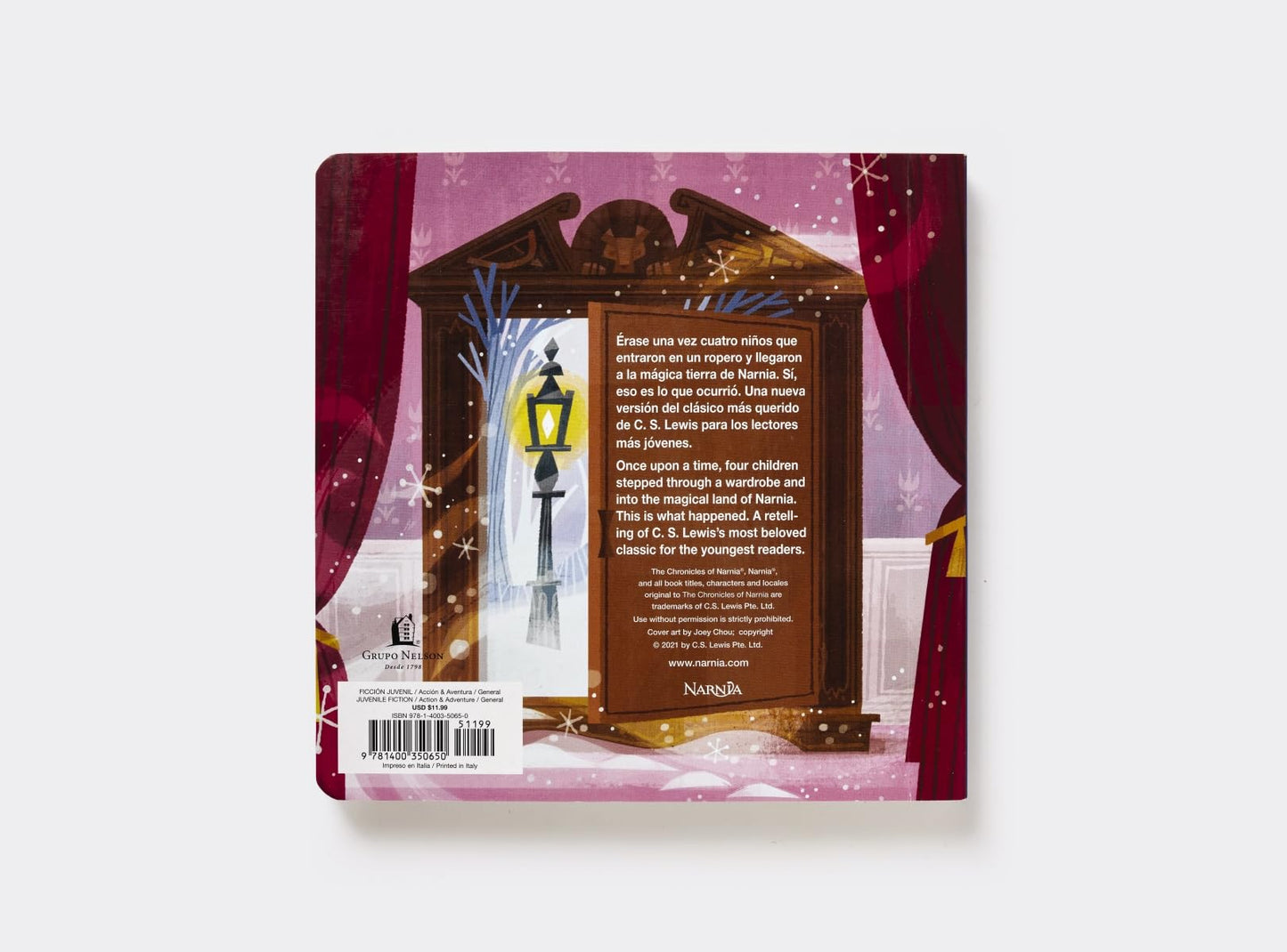 The Lion, the Witch, and the Wardrobe/ El león, la bruja y el ropero, Bilingual Board Book