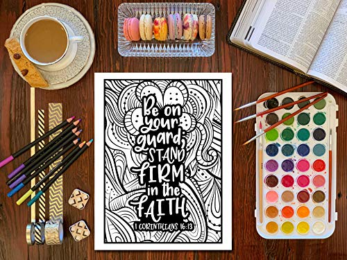 Bible Verse Coloring Book for Girls