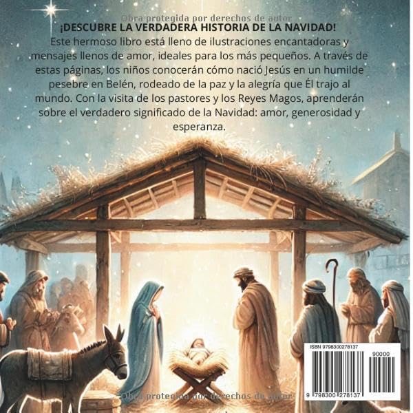 La historia de Belén: Cuento del pesebre y la navidad para niños y familias (Spanish Edition)