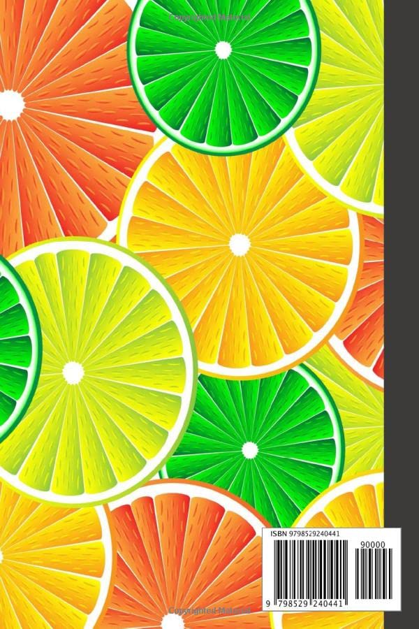 Bible Study Journal: Citrus Fruits Cover Bible Study Journal, A Christian Notebook and Workbook | 120 Pages, Size 6" x 9" Design By Bodo Sander