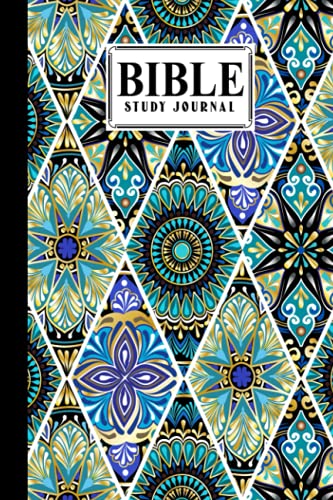 Bible Study Journal: Bible Study Journal Mandalas Cover, Perfect for Writing Prayer, Inspirational messages, Church Group, Individual Bible Study, 120 Pages, Size 6" x 9" By Astrid Bode