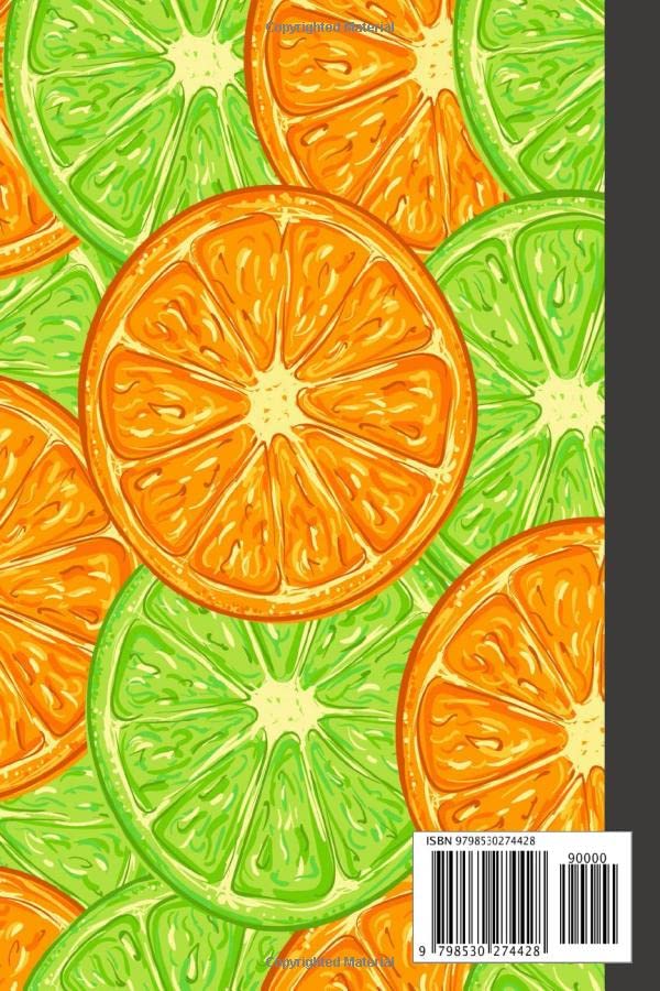 Bible Study Journal: Citrus Fruits Cover Bible Study Journal, A Christian Notebook and Workbook | 120 Pages, Size 6" x 9" Design By Bodo Sander