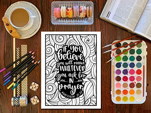 Bible Verse Coloring Book for Girls