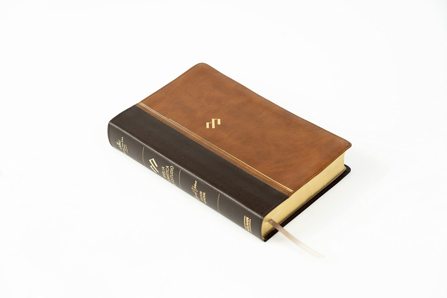 Reina Valera 1960 Biblia temática de estudio, marrón oscuro / RVR 1960 Thematic Study Bible, brown, bonded leather