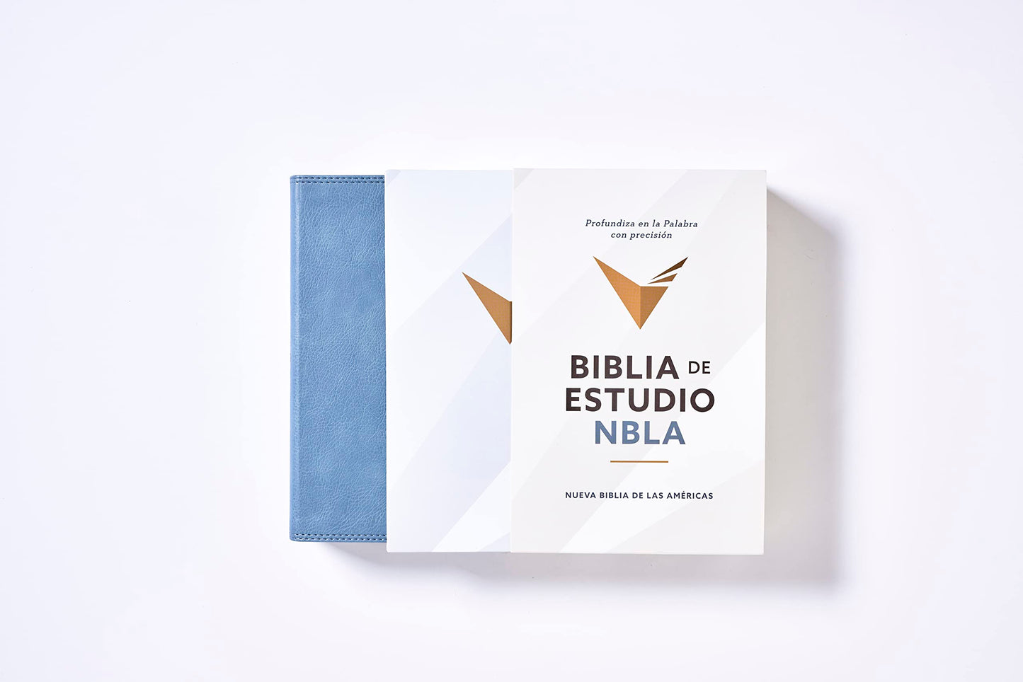 NBLA, Biblia de Estudio, Interior a dos colores, Leathersoft, Gris, Comfort Print
