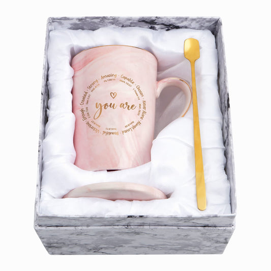 ▶ Regalos cristianos para mujeres, tazas de café inspiradoras, regalos religiosos, regalos inspiradores de cumpleaños espiritual para mujeres amigas, taza de café para mujeres con versículo
