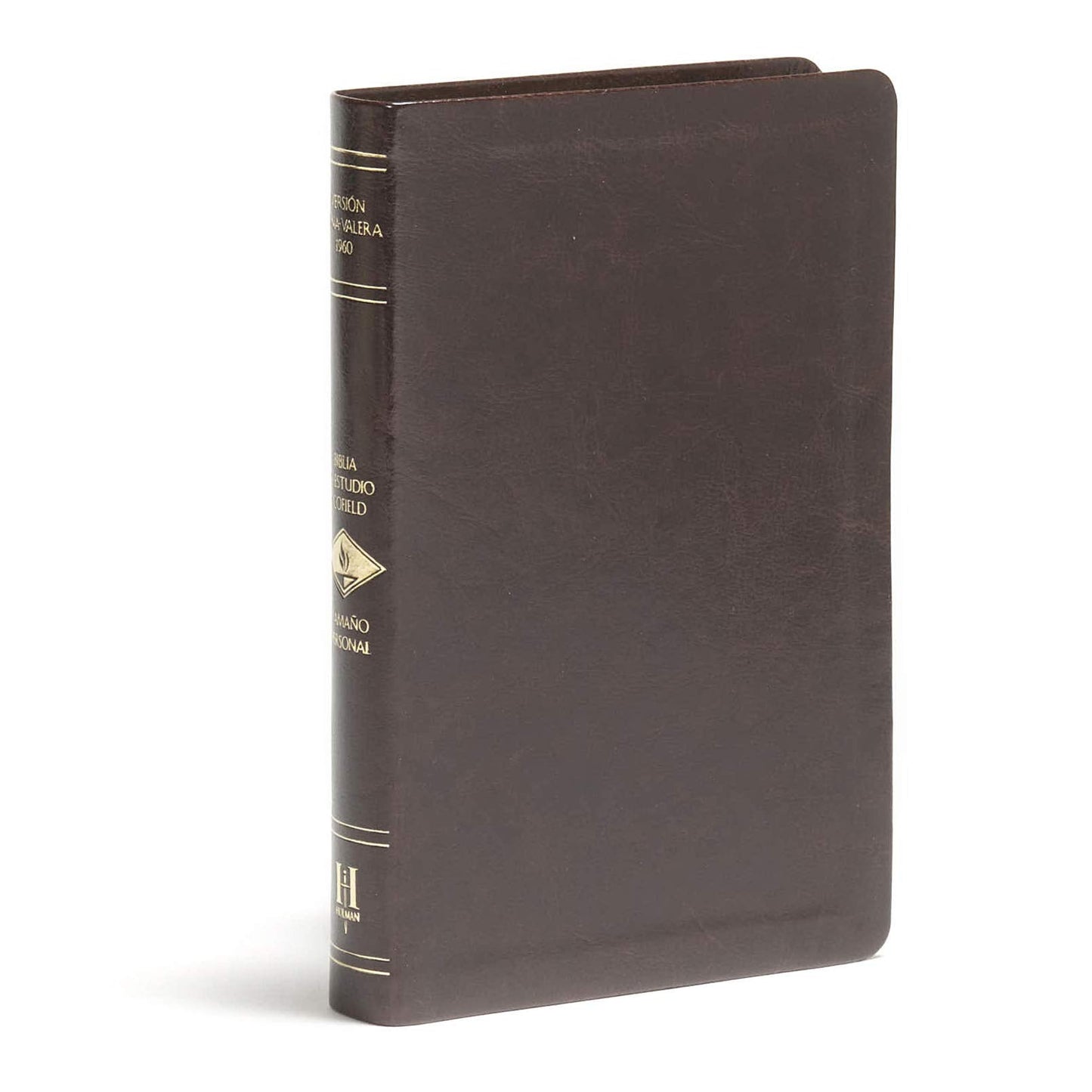 RVR 1960 Biblia de Estudio Scofield Tamano Personal, chocolate oscuro símil piel