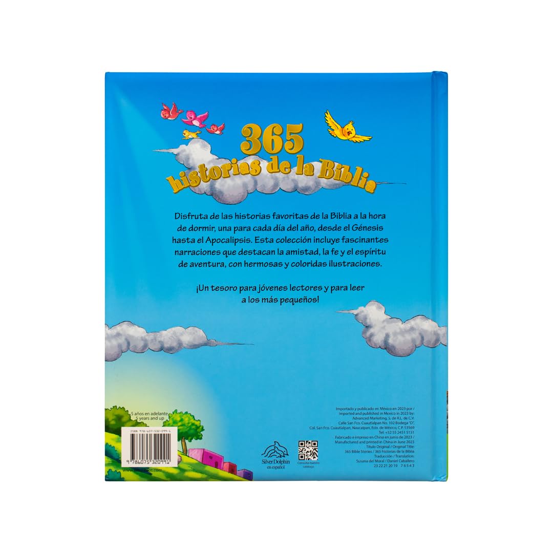 Libro infantil: 365 historias de la biblia