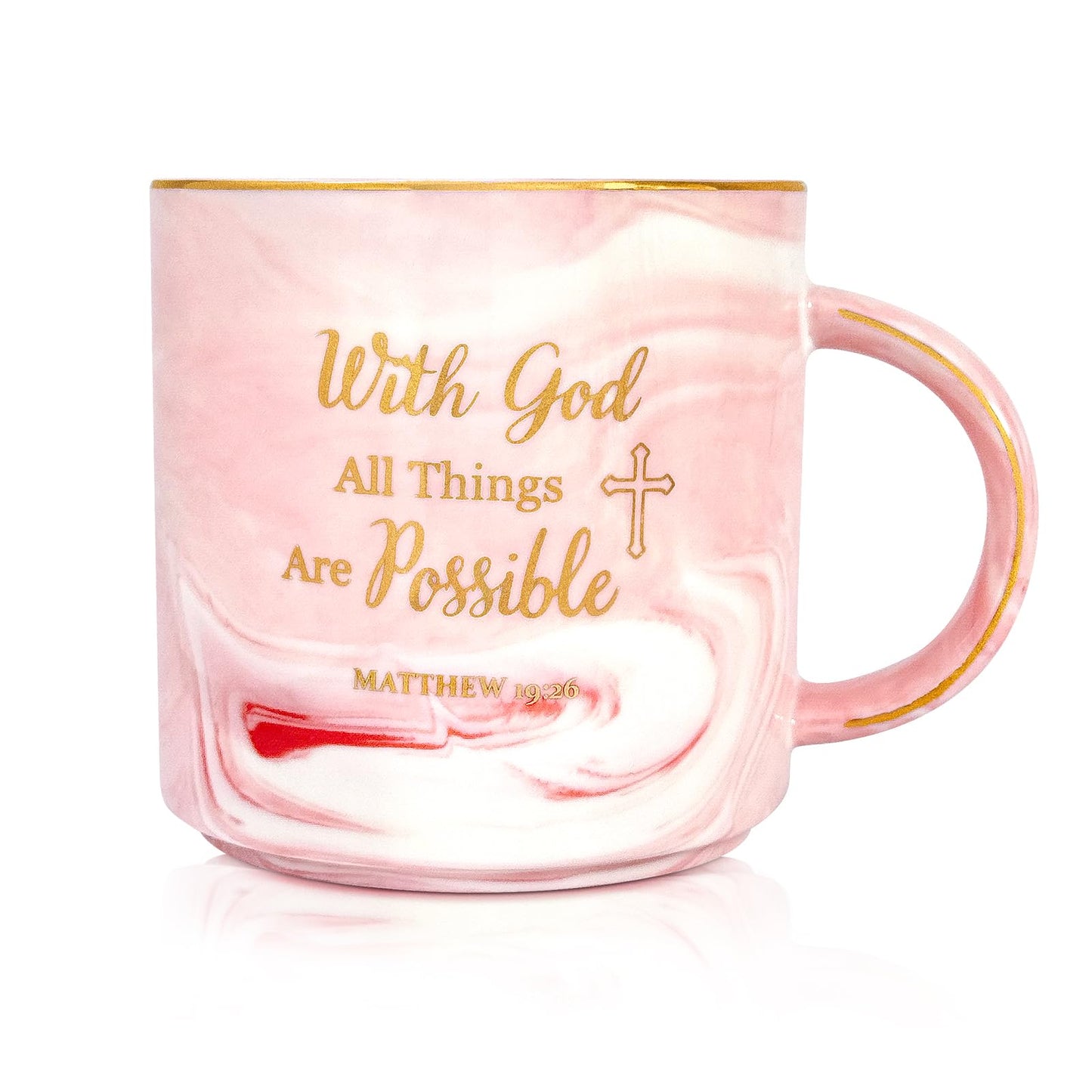 ▶ Regalos cristianos para mujeres, tazas cristianas para mujeres con asa, regalos religiosos para mujeres, taza inspiradora de las escrituras, regalos de cumpleaños de Navidad